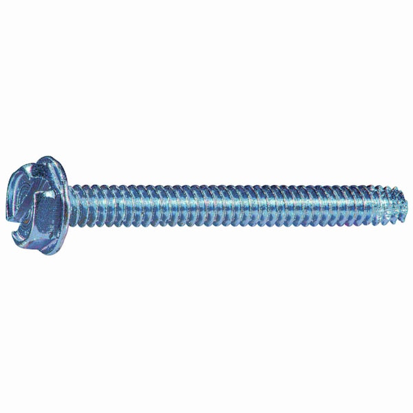 Midwest Fastener Sheet Metal Screw, #6 x 1-1/4 in, Zinc Plated Steel Flange Hex Head 30 PK 931712 - main